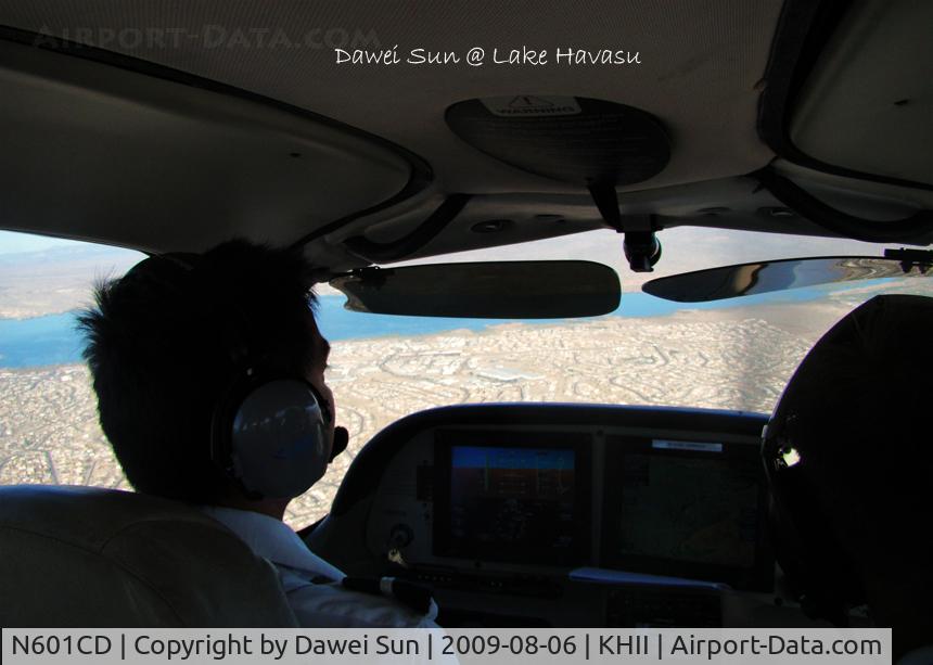 N601CD, 2004 Cirrus SR20 G2 C/N 1465, over Havasu