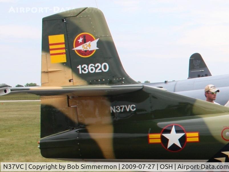 N37VC, 1967 Cessna T-37C Tweety Bird C/N 40976, Airventure 2009 - Oshkosh, Wisconsin