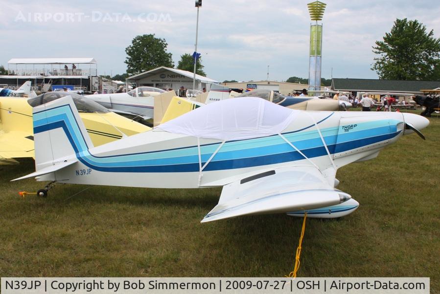 N39JP, 1978 Thorp T-18 Tiger C/N 217, Airventure 2009 - Oshkosh, Wisconsin