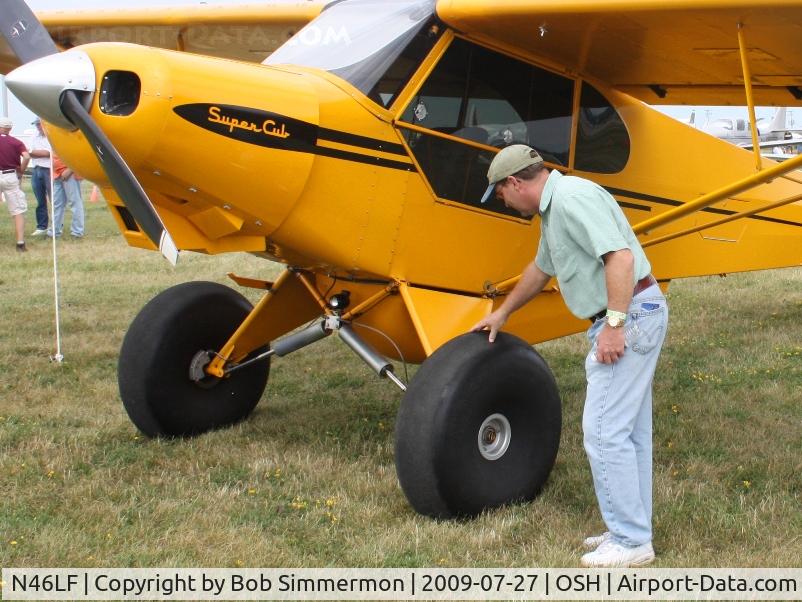N46LF, 2003 Smith Aircraft Daytona Cub C/N 001, Are these tires or floats or both?  Airventure 2009 - Oshkosh, Wisconsin