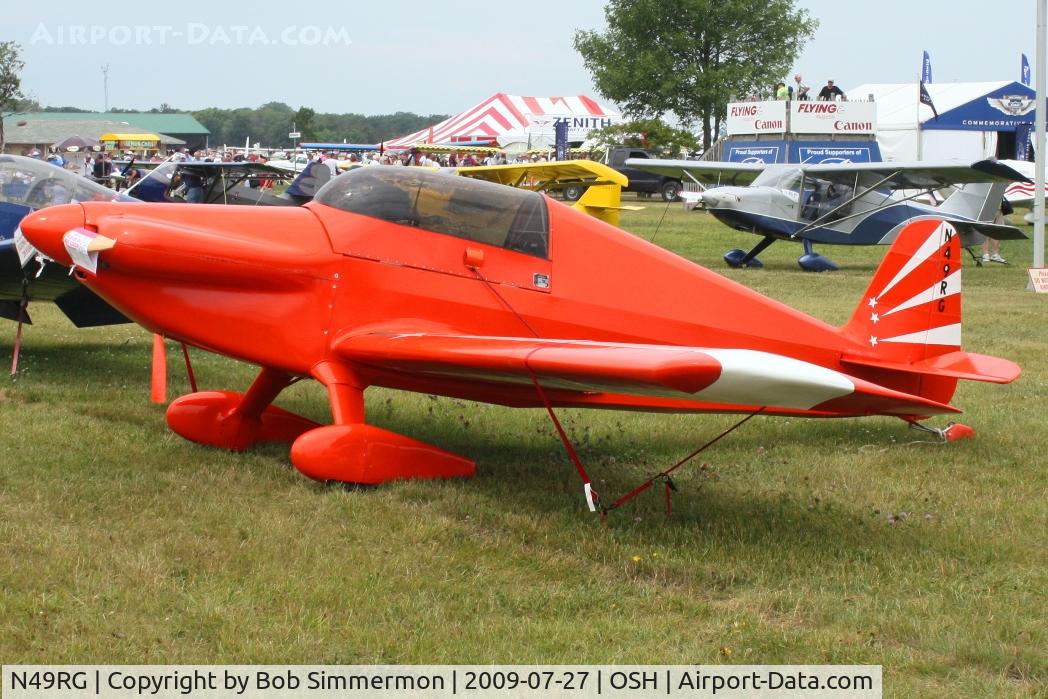 N49RG, 1998 Monnett Sonerai II C/N 398, Airventure 2009 - Oshkosh, Wisconsin