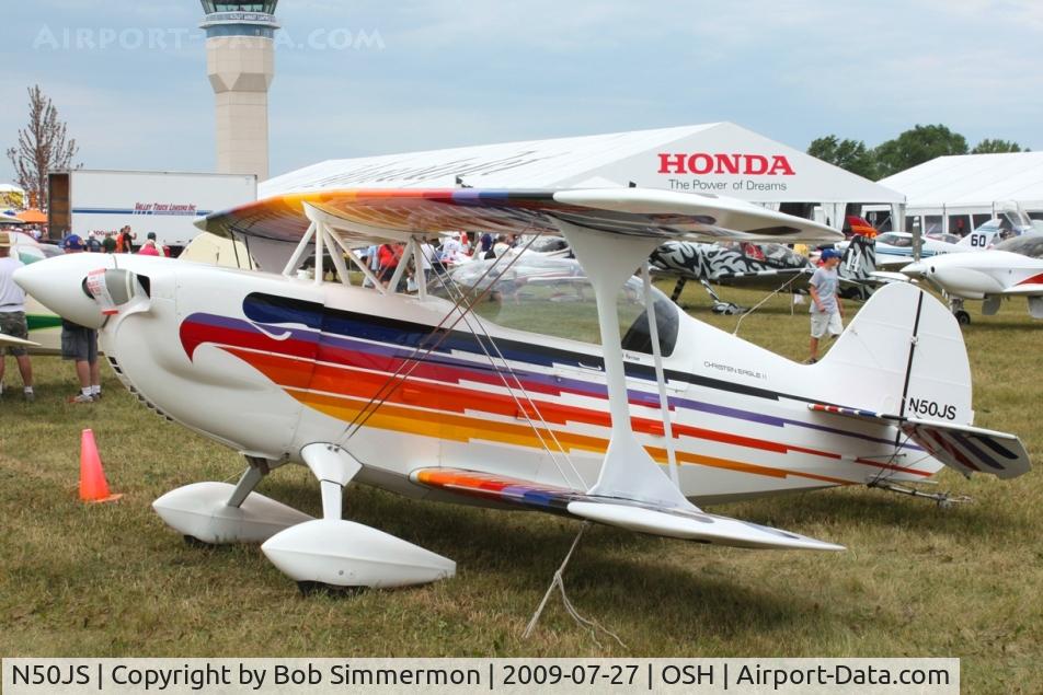 N50JS, Christen Eagle II C/N S-032447-1, Airventure 2009 - Oshkosh, Wisconsin