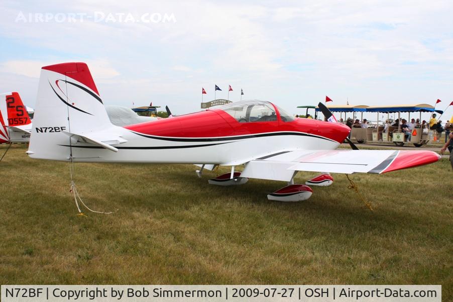 N72BF, 2008 Vans RV-7A C/N 72211, Airventure 2009 - Oshkosh, Wisconsin