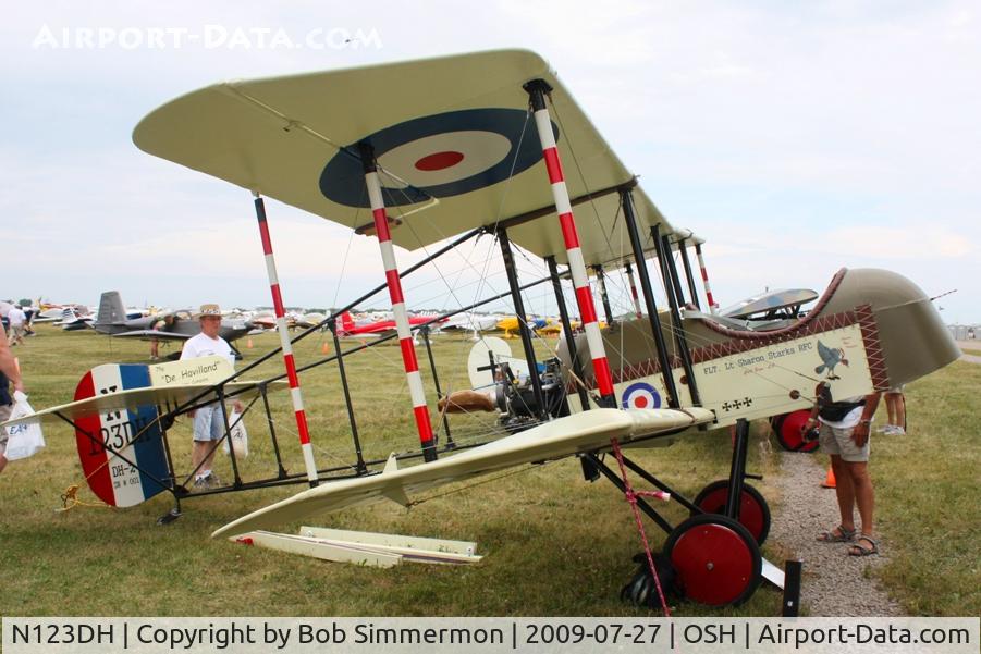 N123DH, Airco DH-2 Replica C/N 001, Airventure 2009 - Oshkosh, Wisconsin