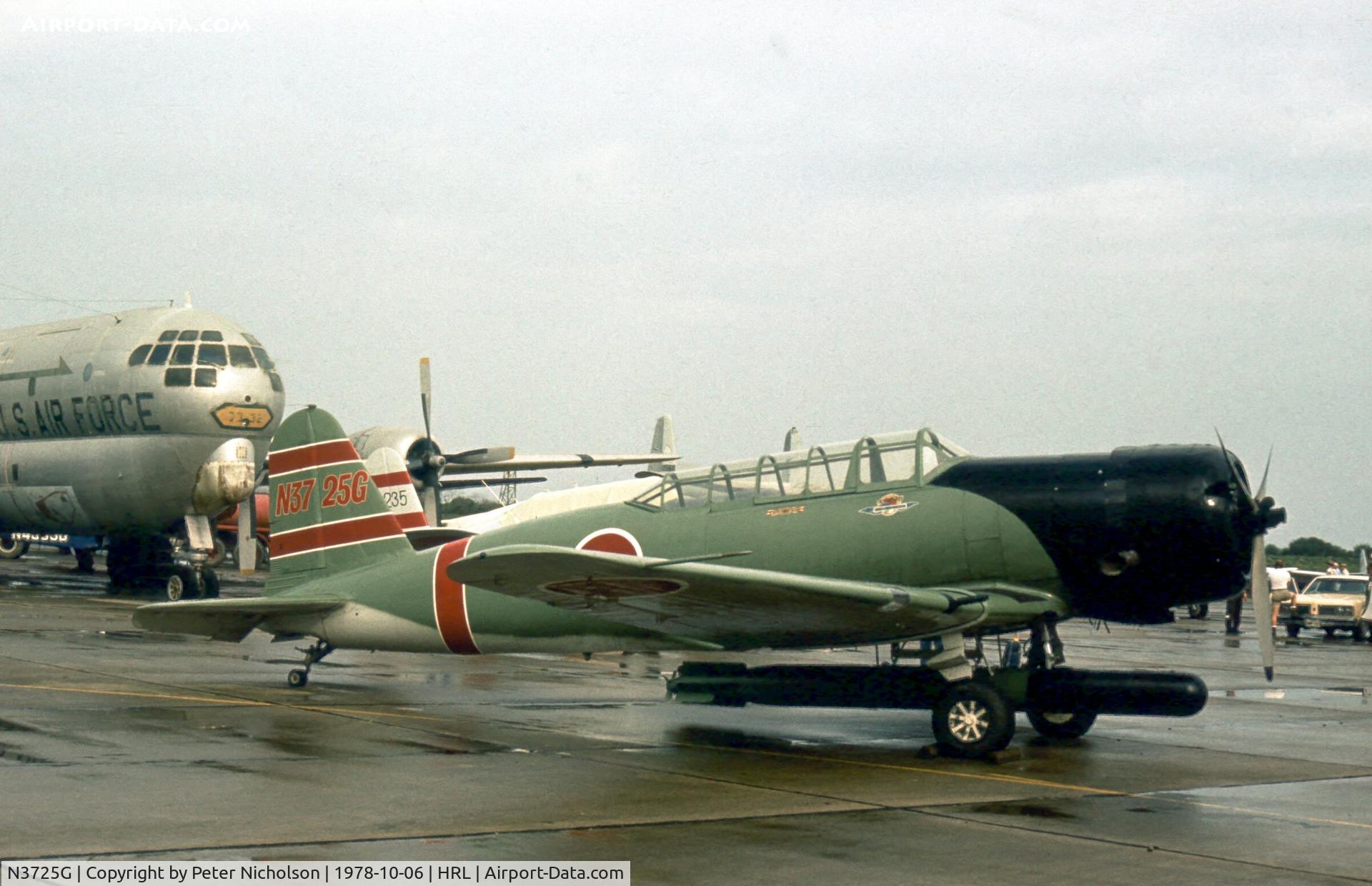 N3725G, 1944 North American SNJ-5 Texan Texan C/N 84875, Another view of the Kate replica at the 1978 Confederate Air Force Airshow at Harlingen.