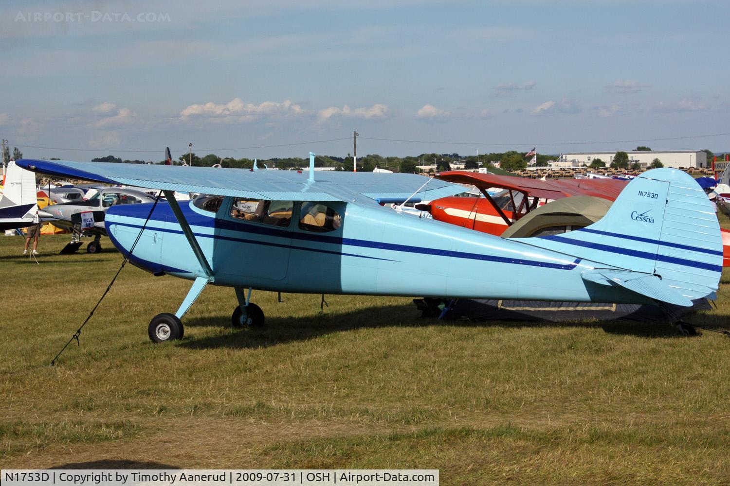 N1753D, 1951 Cessna 170B C/N 20196, 1951 Cessna 170B, c/n: 20196