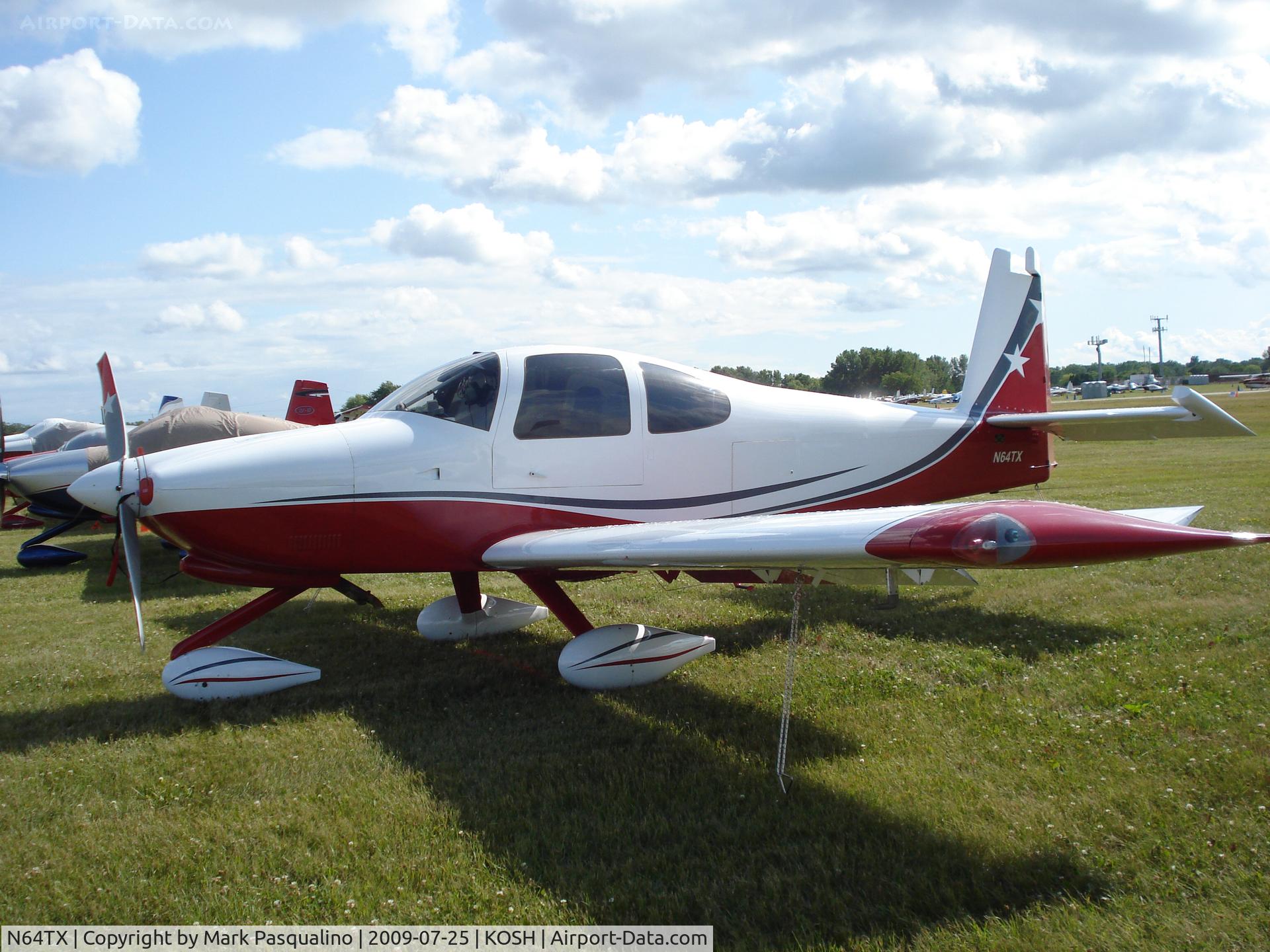 N64TX, 2008 Vans RV-10 C/N 40378, RV-10