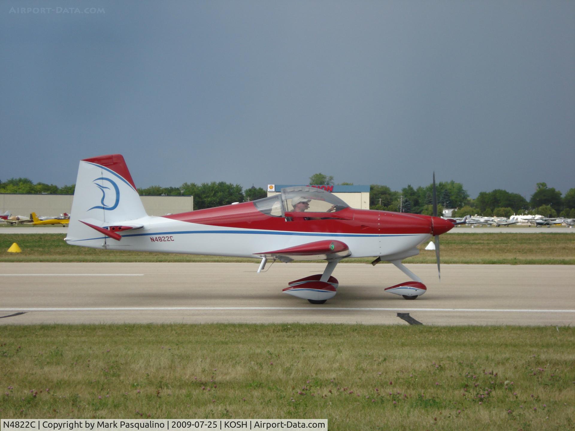 N4822C, 2007 Vans RV-9A C/N 91070, RV-9A