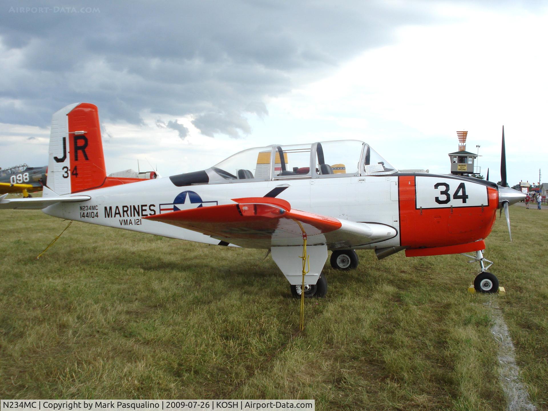 N234MC, 1956 Beech D-45 Mentor C/N BG-411, Beech T-34B