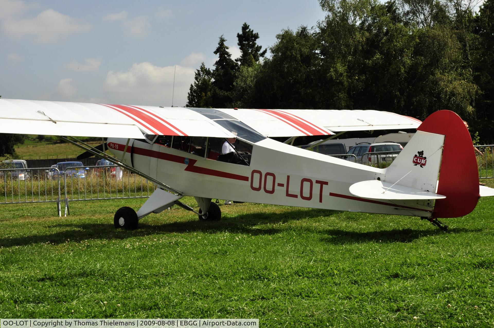 OO-LOT, 1953 Piper L-18C Super Cub (PA-18-95) C/N 18-3218, Opendeur VZP 2009