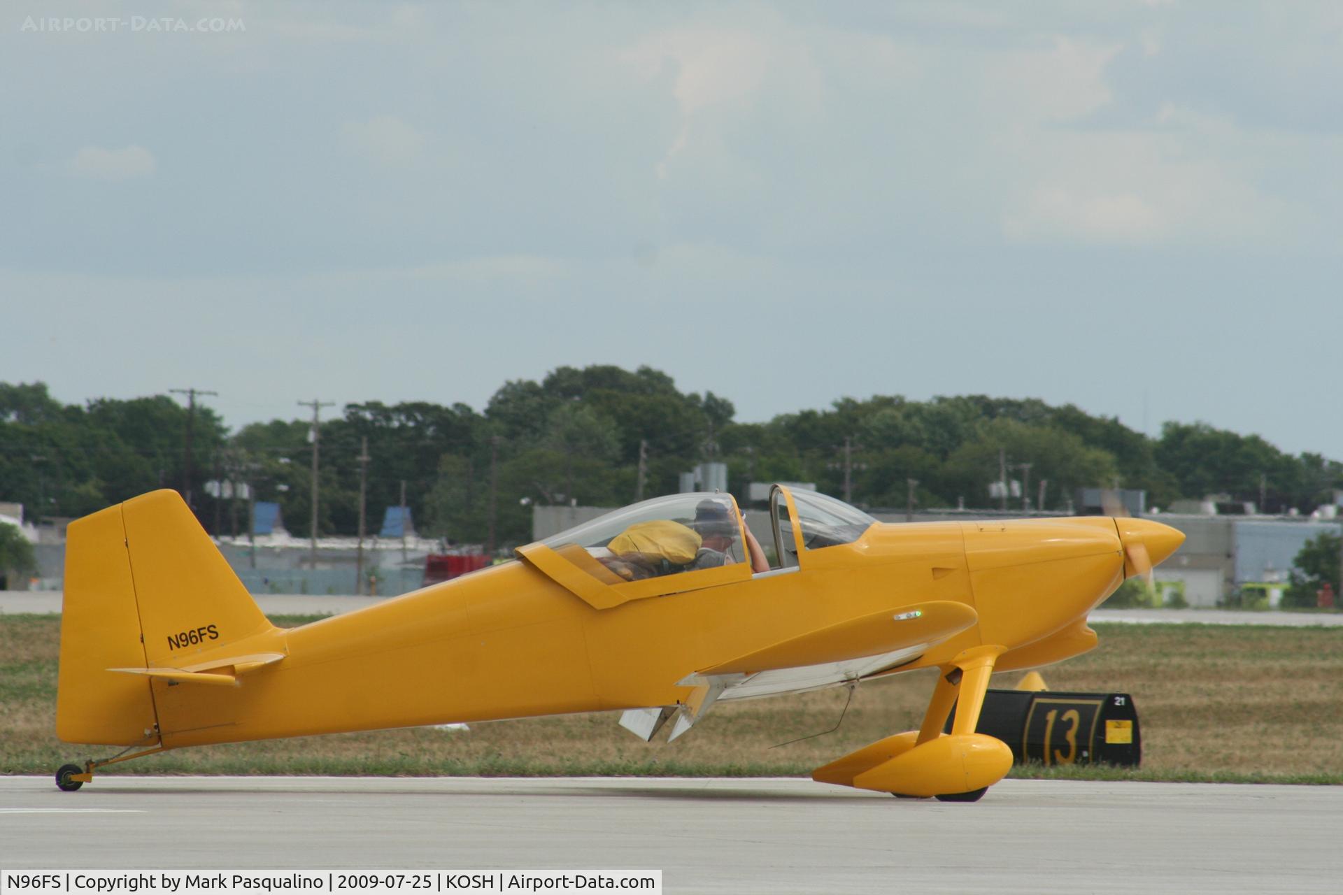 N96FS, 2008 Vans RV-6 C/N 21585, RV-6