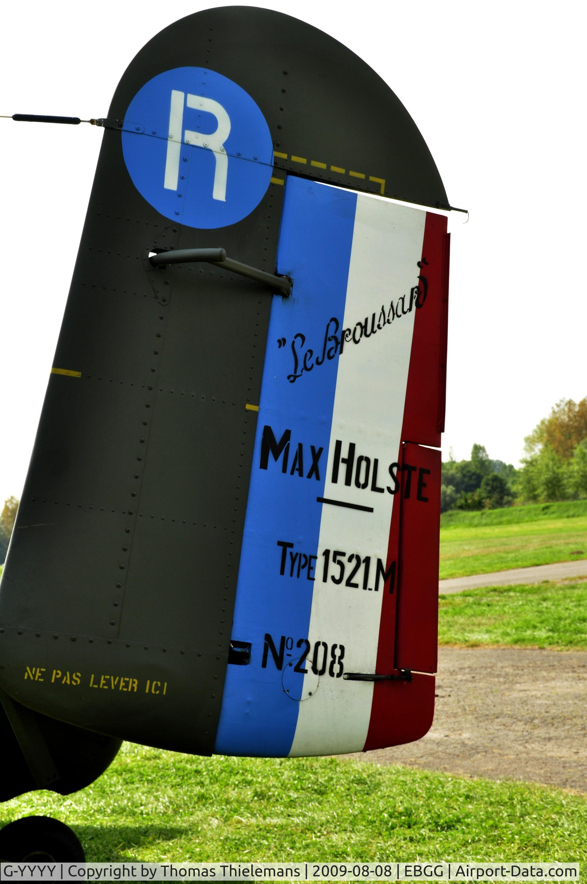 G-YYYY, 1960 Max Holste MH-1521C-1 Broussard C/N 208, Opendeur VZP 2009