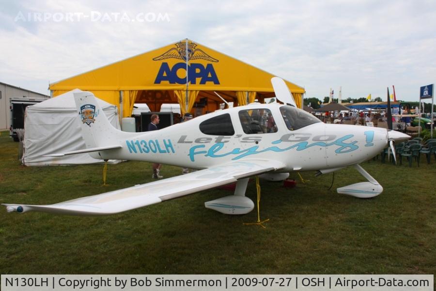 N130LH, 2005 Cirrus SR22 C/N 1451, AOPA Sweepstakes plane on display at Airventure 2009 - Oshkosh, Wisconsin