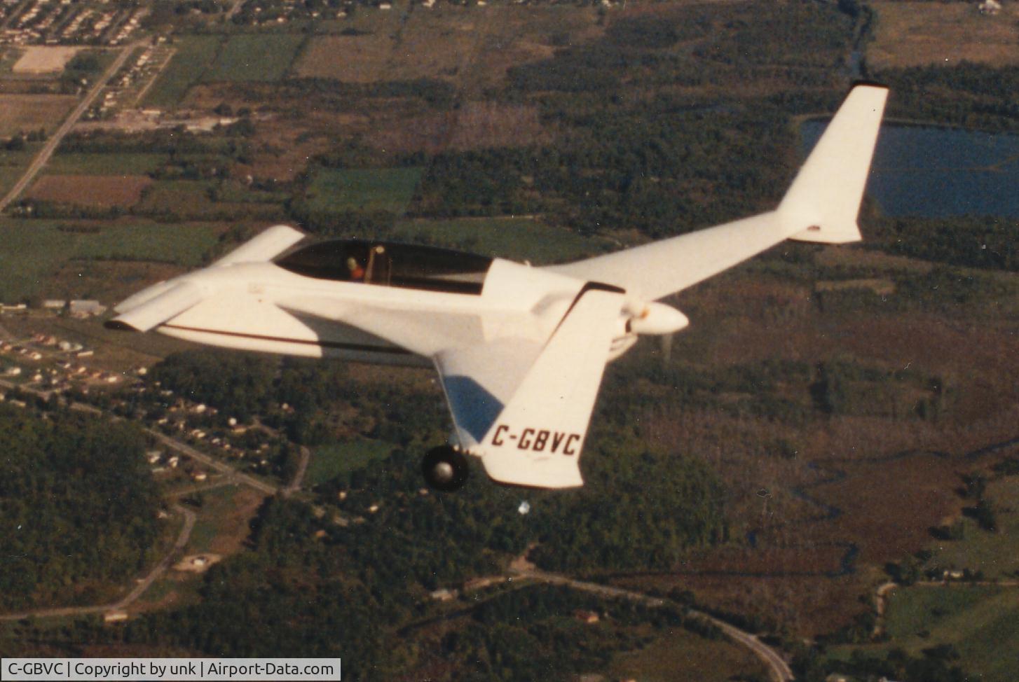 C-GBVC, 1984 Rutan 61 Long-EZ C/N BMV 3, In flight over Southern Ontario