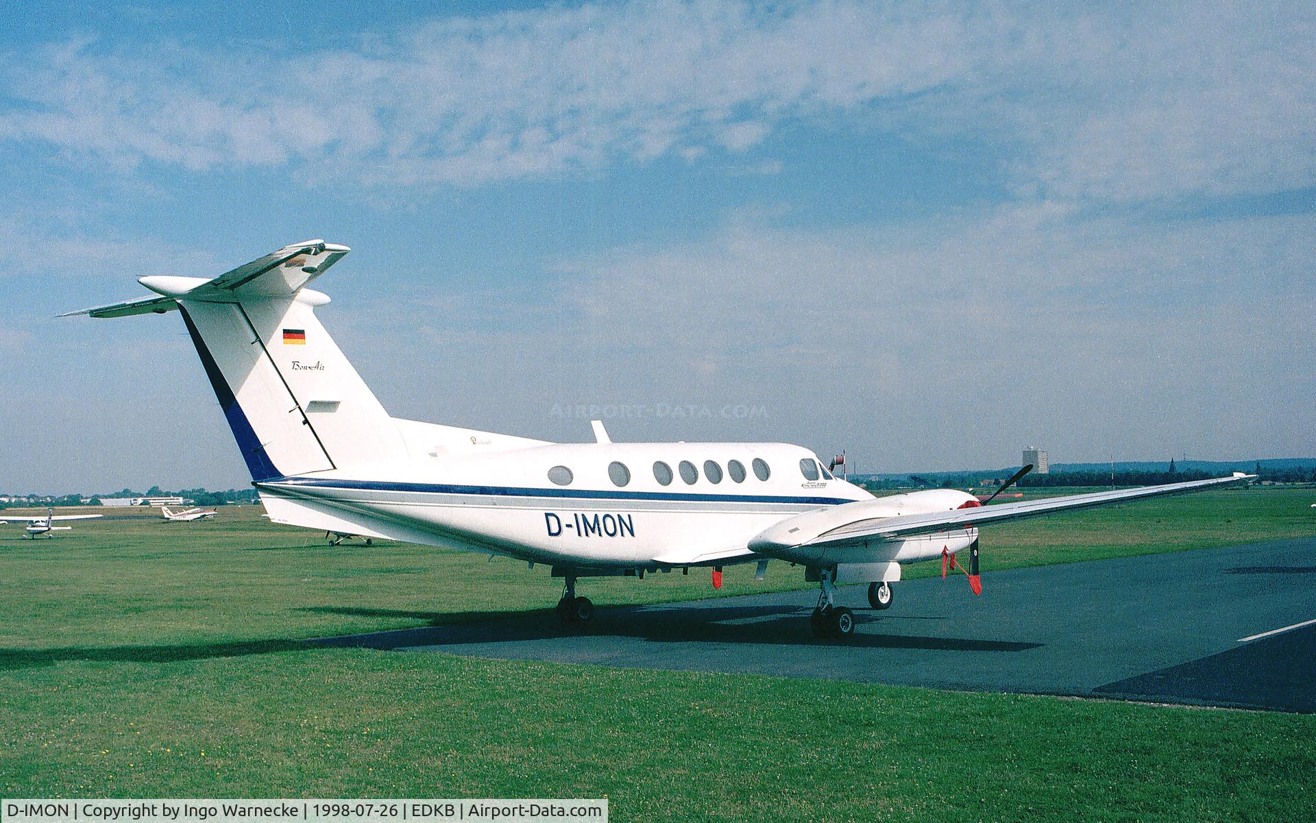 D-IMON, 1977 Beech 200 Super King Air C/N BB-276, Beechcraft 200 Super King Air at Bonn-Hangelar airfield
