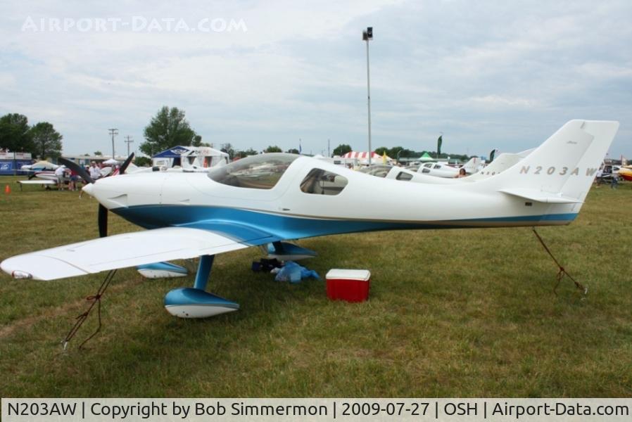 N203AW, 2006 Lancair Legacy FG C/N LS-207, Airventure 2009 - Oshkosh, Wisconsin