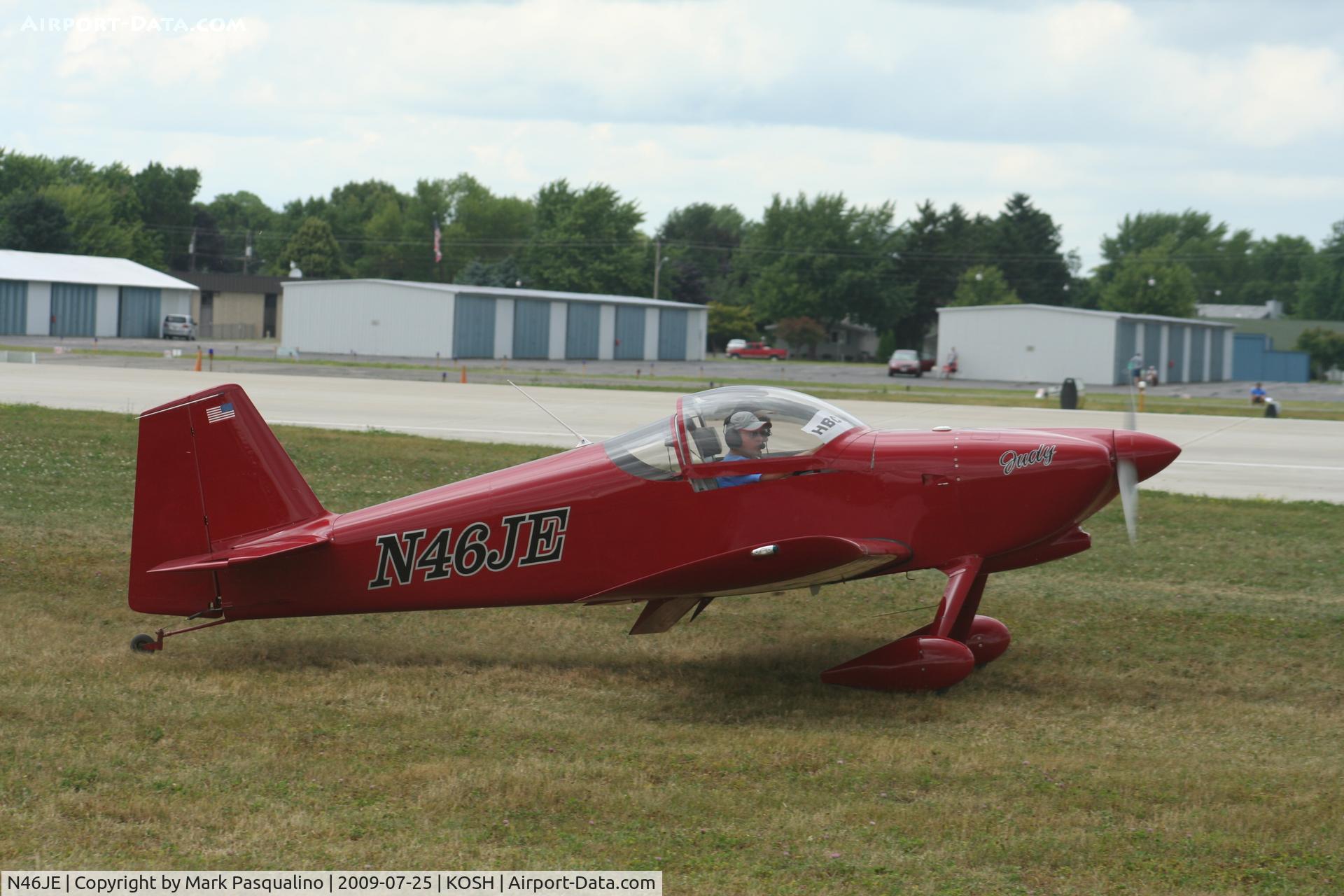 N46JE, 2001 Vans RV-6 C/N 24934, RV-6