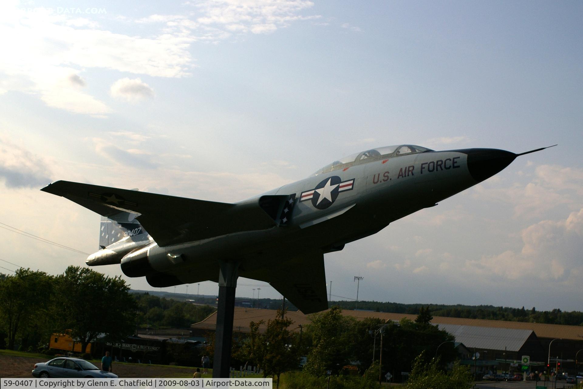59-0407, 1959 McDonnell F-101F-116-MC Voodoo C/N 731, Proctor, MN