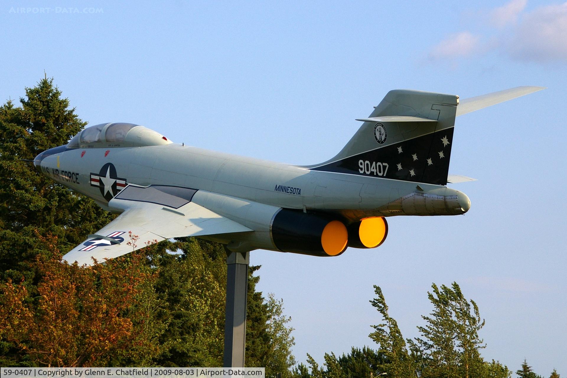 59-0407, 1959 McDonnell F-101F-116-MC Voodoo C/N 731, Proctor, MN