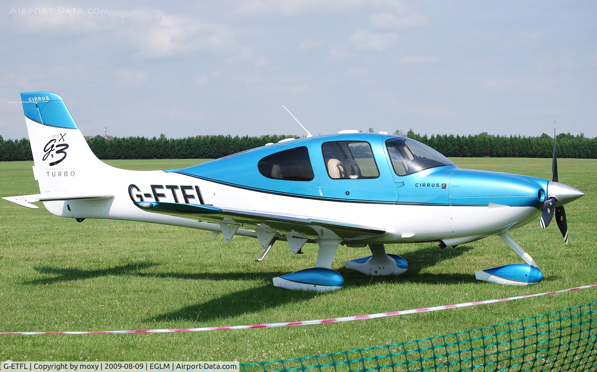 G-ETFL, 2008 Cirrus SR22 G3 GTSX Turbo C/N 2899, Nice Cirrus SR22 at White Waltham