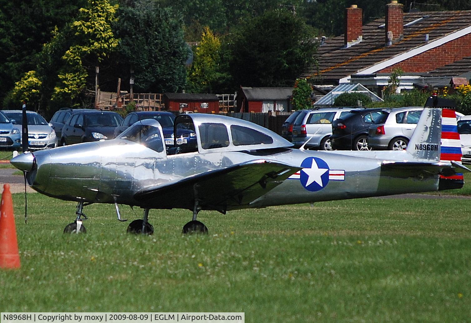 N8968H, 1947 North American Navion (NA-145) C/N NAV-4-968, Navion A at White Waltham
