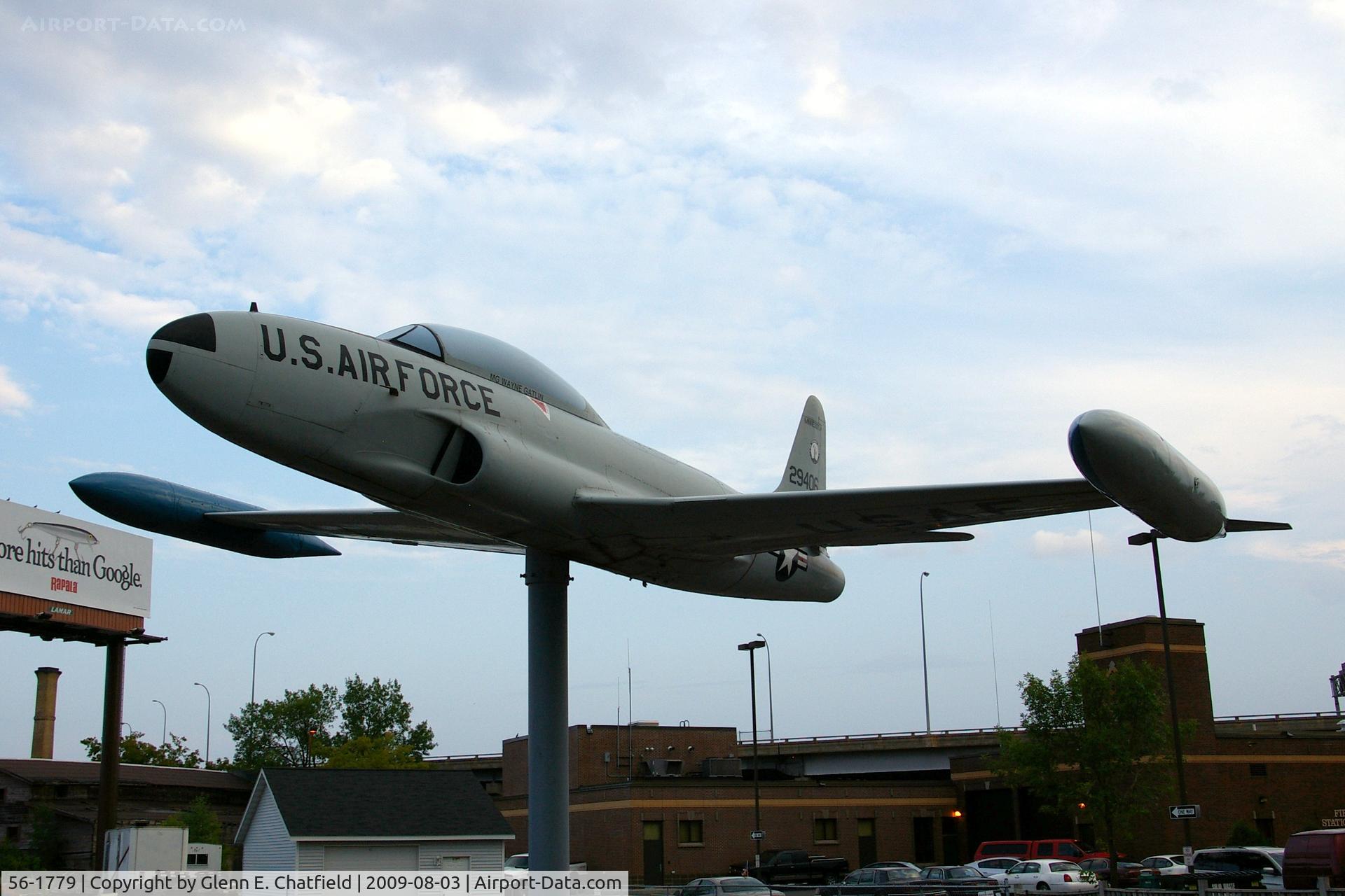 56-1779, 1956 Lockheed T-33A Shooting Star C/N 580-1129, At the American Legion Post 71, Duluth, MN
