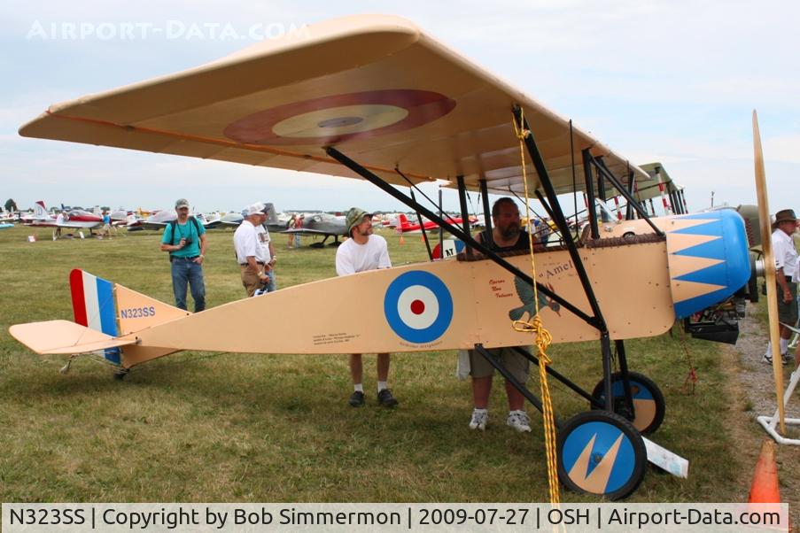 N323SS, 2007 Morane-Saulnier L Replica C/N 001, Airventure 2009 - Oshkosh, Wisconsin