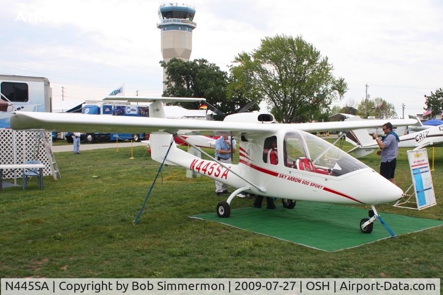 N445SA, 2007 Iniziative Industriali Italiane Sky Arrow 600 Sport C/N LSA008, Airventure 2009 - Oshkosh, Wisconsin