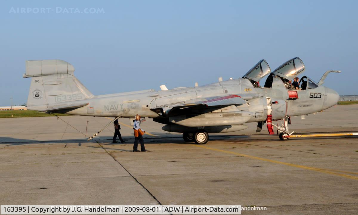163395, Grumman EA-6B Prowler C/N P-135, moving AF-503