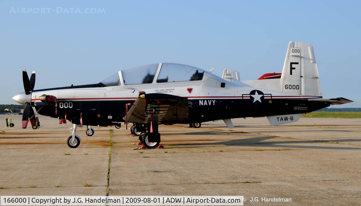 166000, Raytheon T-6A Texan II C/N PT-218, F-triple zilch at NAF Washington