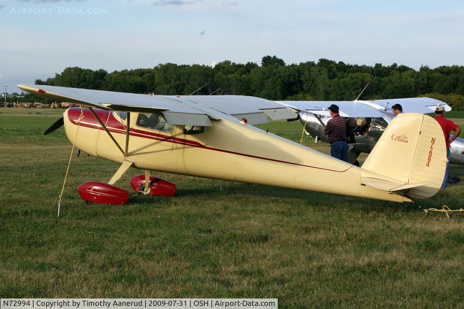 N72994, 1946 Cessna 140 C/N 10199, 1946 Cessna 140, c/n: 10199