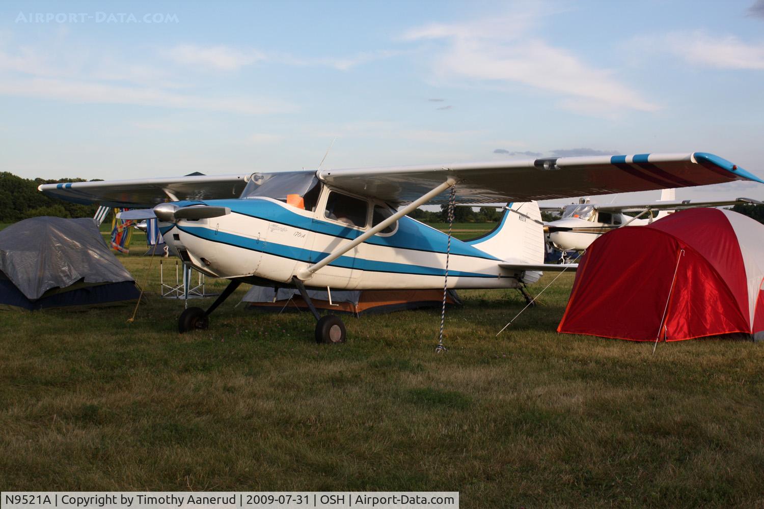 N9521A, 1949 Cessna 170A C/N 19082, 1949 Cessna 170A, c/n: 19082