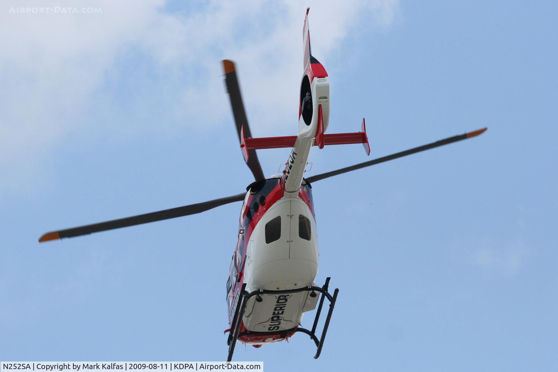 N252SA, 2008 Eurocopter EC-135P-2+ C/N 0707, Superior Ambulance Eurocopter EC 135P2, N252SA departing KDPA