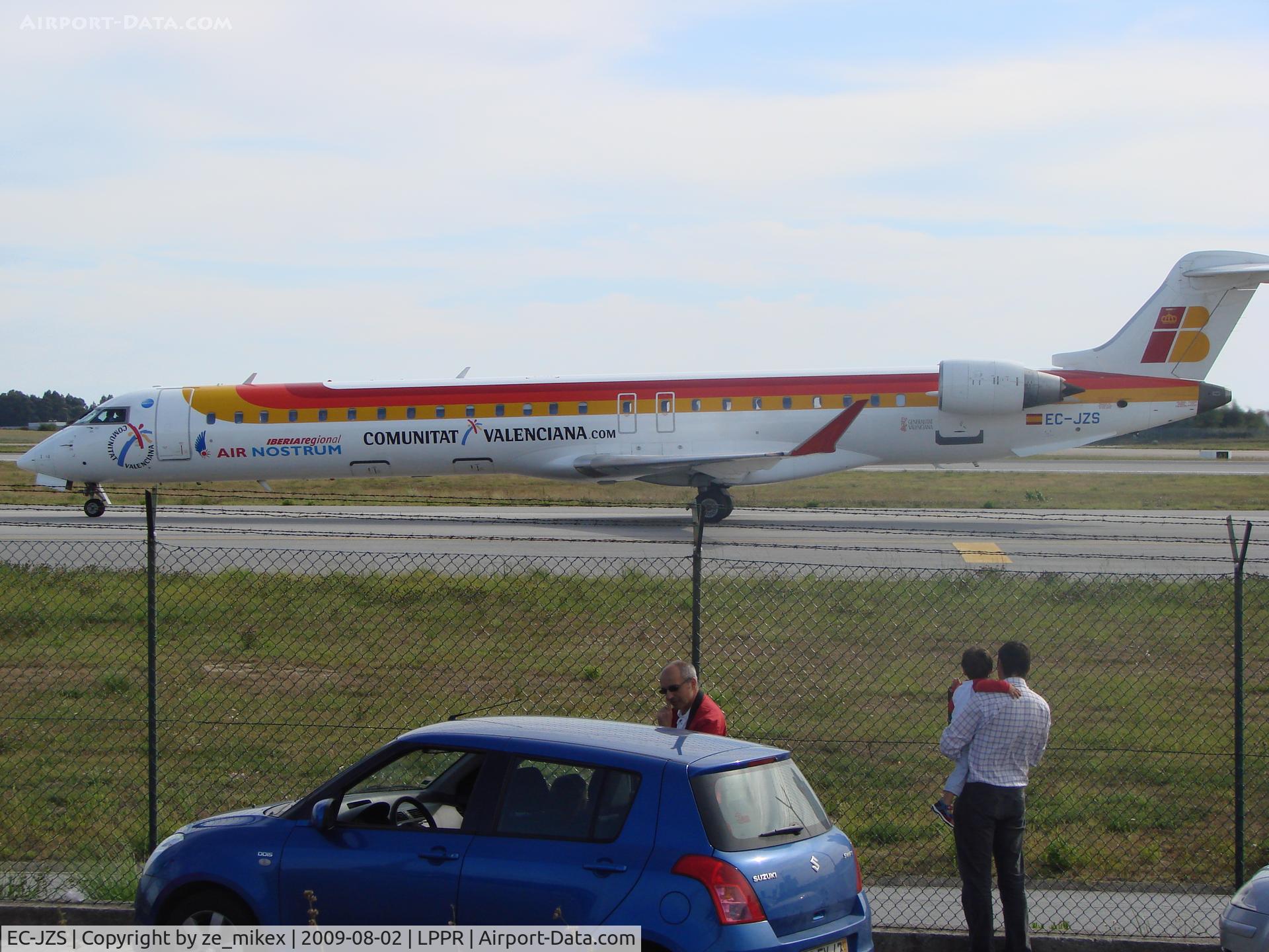 EC-JZS, 2007 Bombardier CRJ-900 (CL-600-2D24) C/N 15111, Iberia Regional (Air Nostrum) Bombardier CRJ-900ER