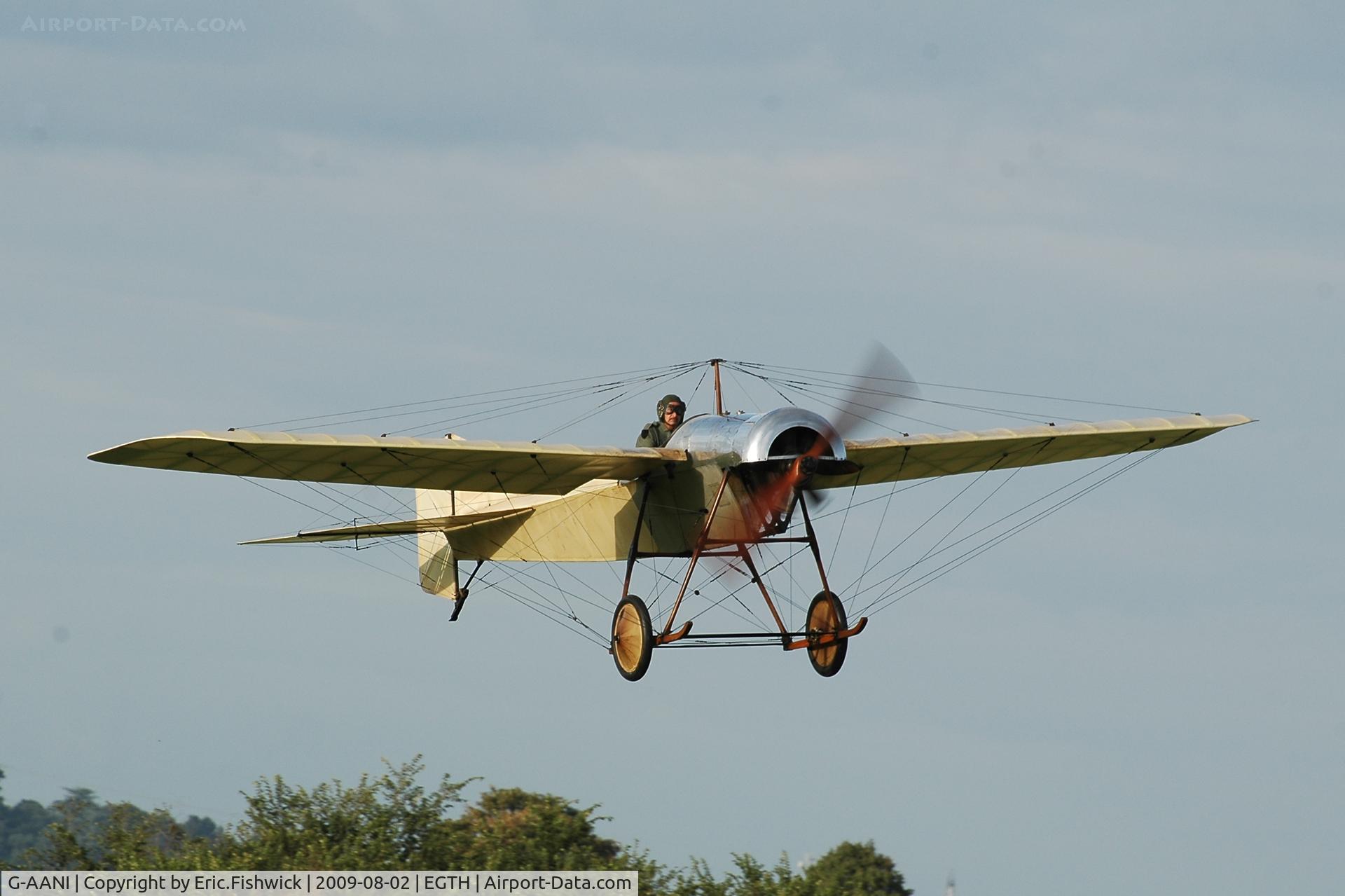 G-AANI, 1912 Blackburn Monoplane C/N 9, 43. G-AANI at Shuttleworth Military Pagent Air Display AUg 09