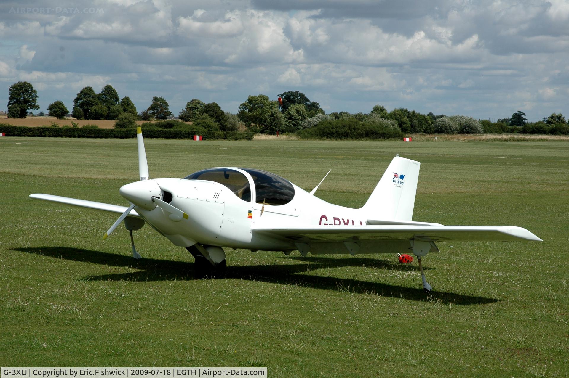 G-BXIJ, 1997 Europa Monowheel C/N PFA 247-12698, G-BXIJ Europa Classic at Shuttleworth Evening Air Display July 09