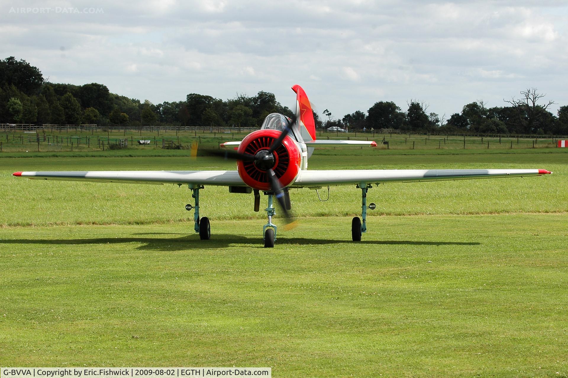 G-BVVA, 1987 Bacau Yak-52 C/N 877610, G-BVVA YAK-52 at Shuttleworth Military Pagent Air Display  Aug 09