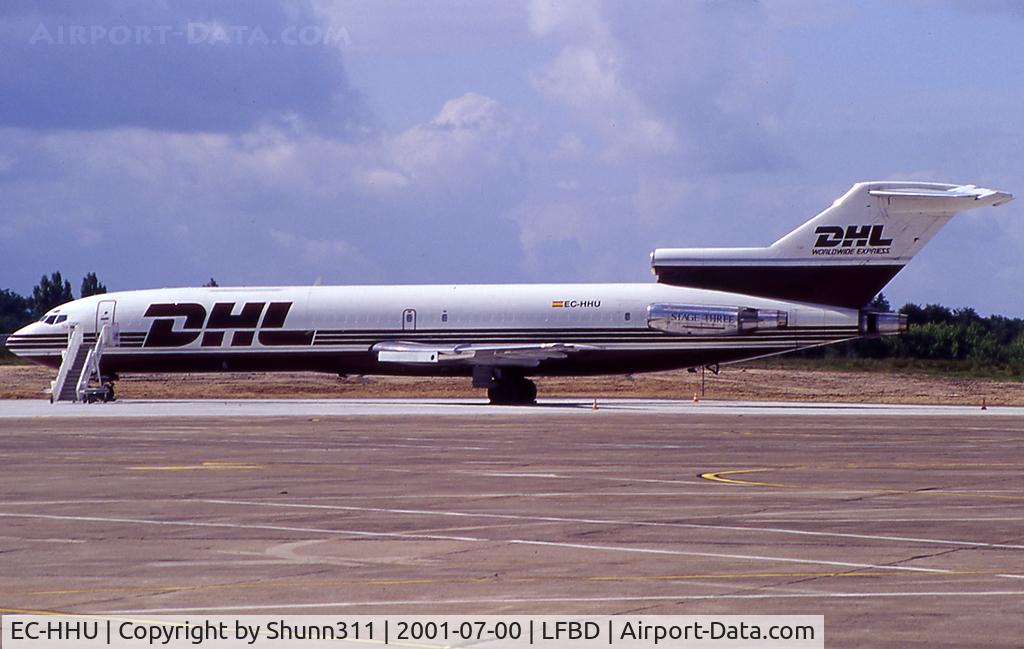 EC-HHU, 1981 Boeing 727-277F C/N 22644, Parked at the Cargo apron...