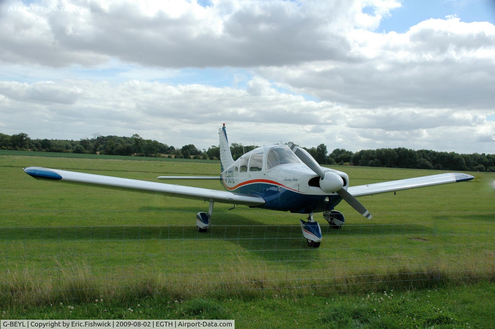 G-BEYL, 1974 Piper PA-28-180 Cherokee Archer C/N 28-7405098, G-BEYL at Shuttleworth Military Pagent Air Display Aug 09