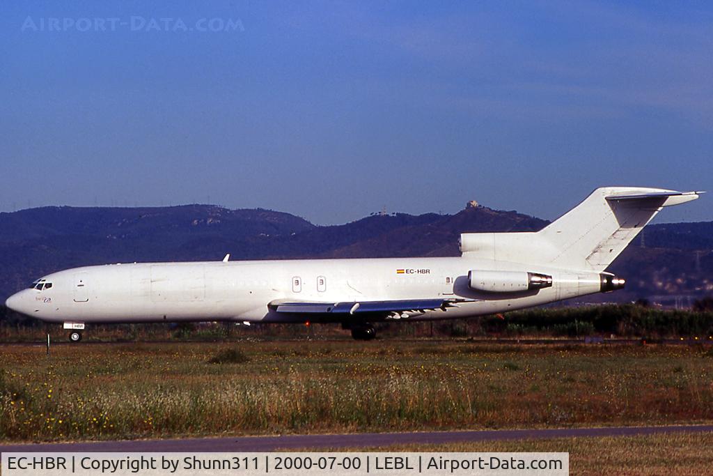 EC-HBR, 1974 Boeing 727-224 C/N 20662, Ready for take off rwy 02