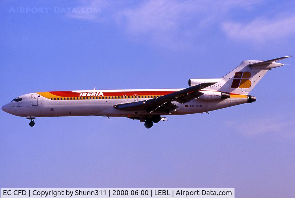 EC-CFD, 1973 Boeing 727-256 C/N 20814, Landing rwy 25