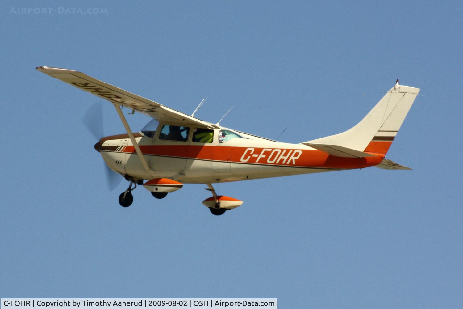 C-FOHR, 1962 Cessna 182E Skylane C/N 18254066, 1962 Cessna 182E, c/n: 18254066