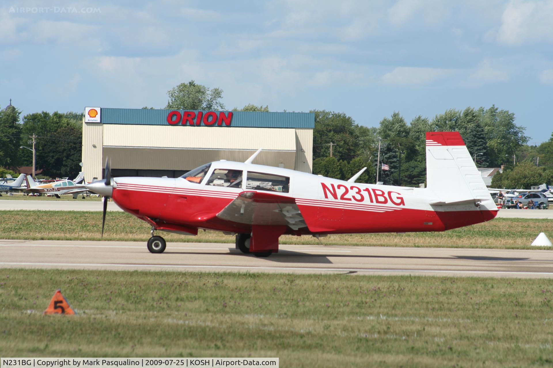 N231BG, 1978 Mooney M20K C/N 25-0015, Mooney M20K
