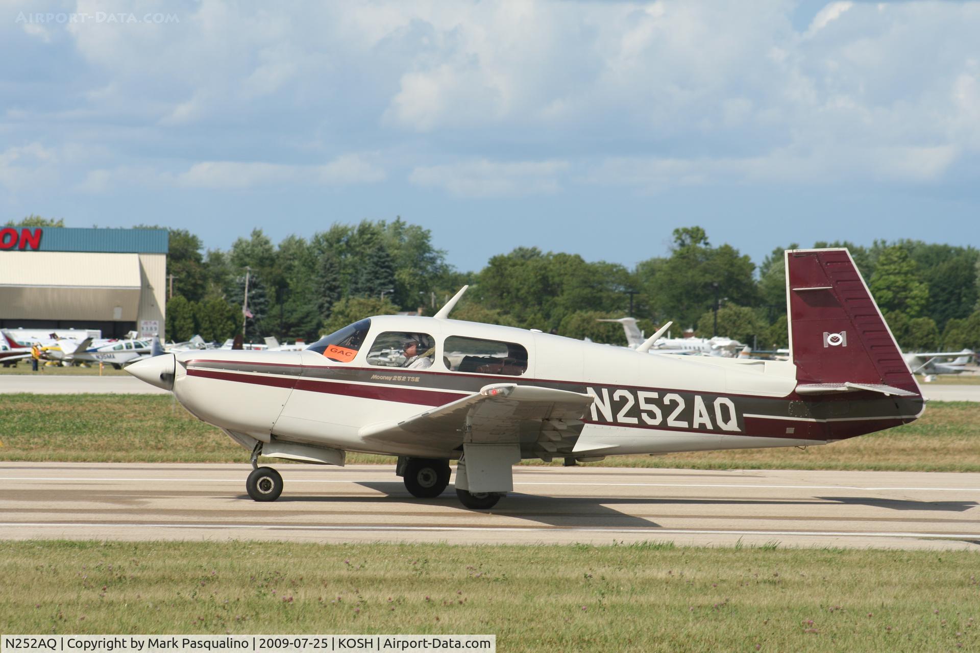 N252AQ, Mooney M20K C/N 25-1120, Mooney M20K