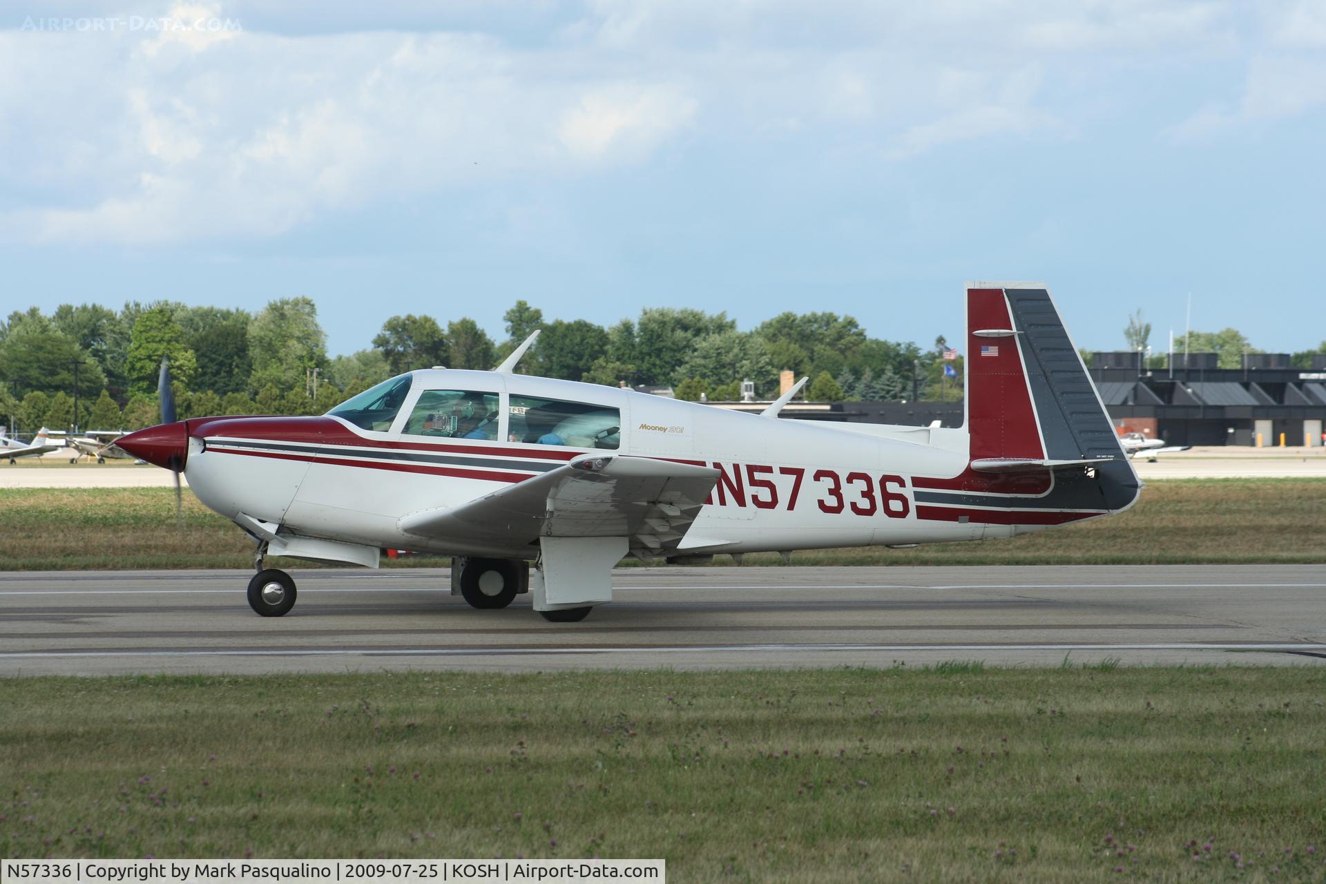 N57336, 1984 Mooney M20J 201 C/N 24-1441, Mooney M20J