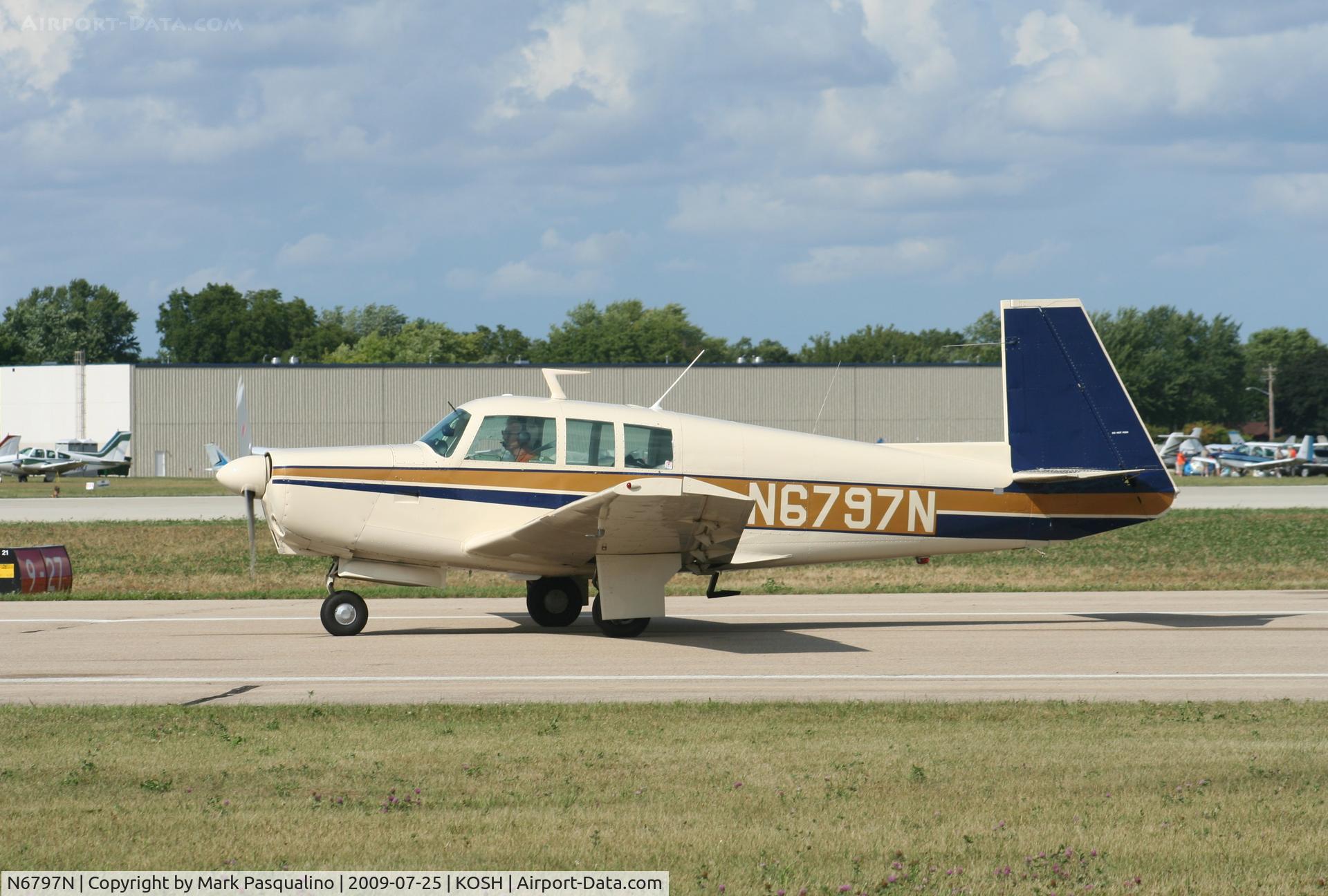N6797N, 1968 Mooney M-20G Statesman C/N 680099, Mooney M20G