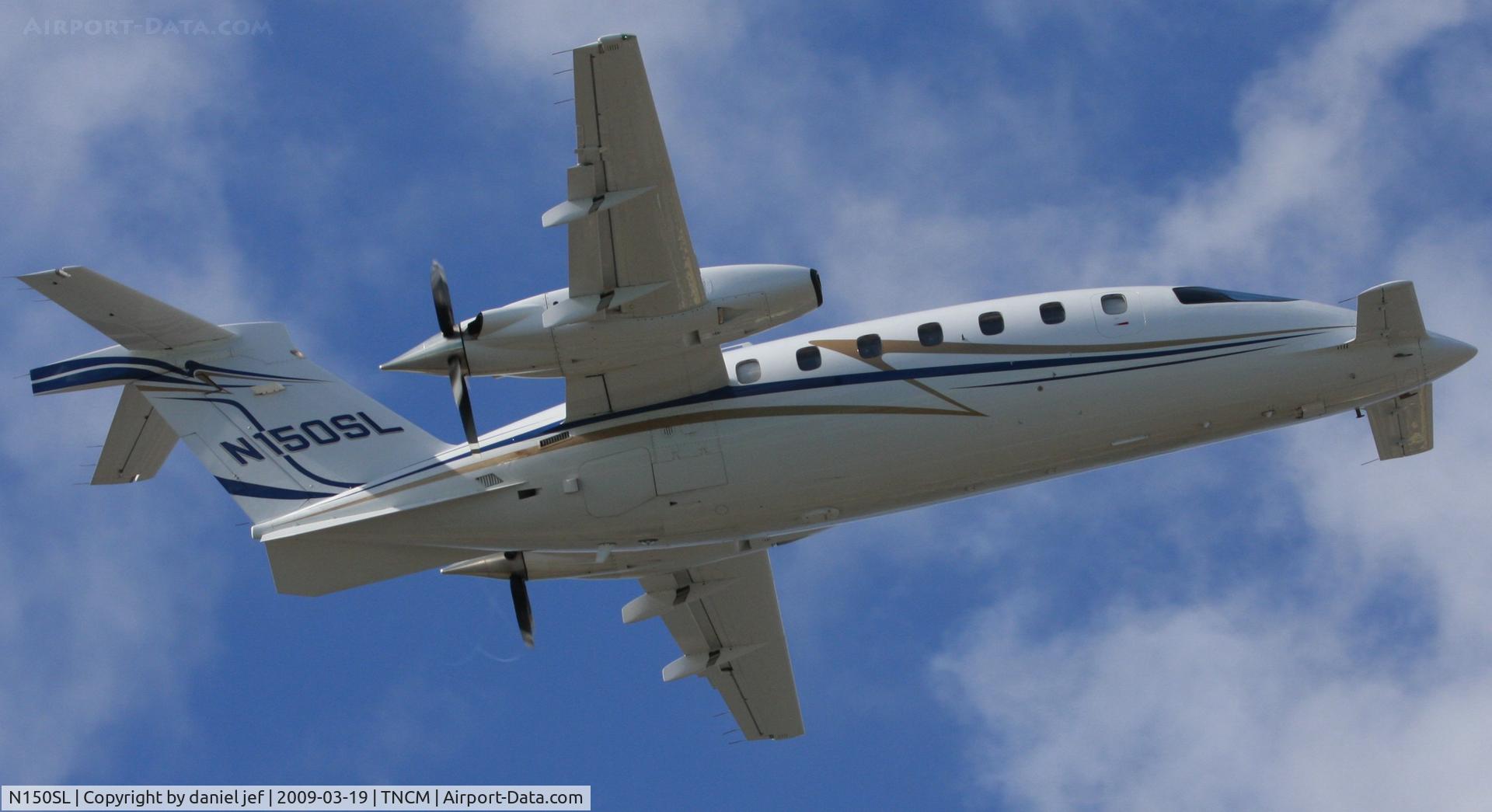 N150SL, 2005 Piaggio P-180 Avanti C/N 1111, rotating out of st maarten
