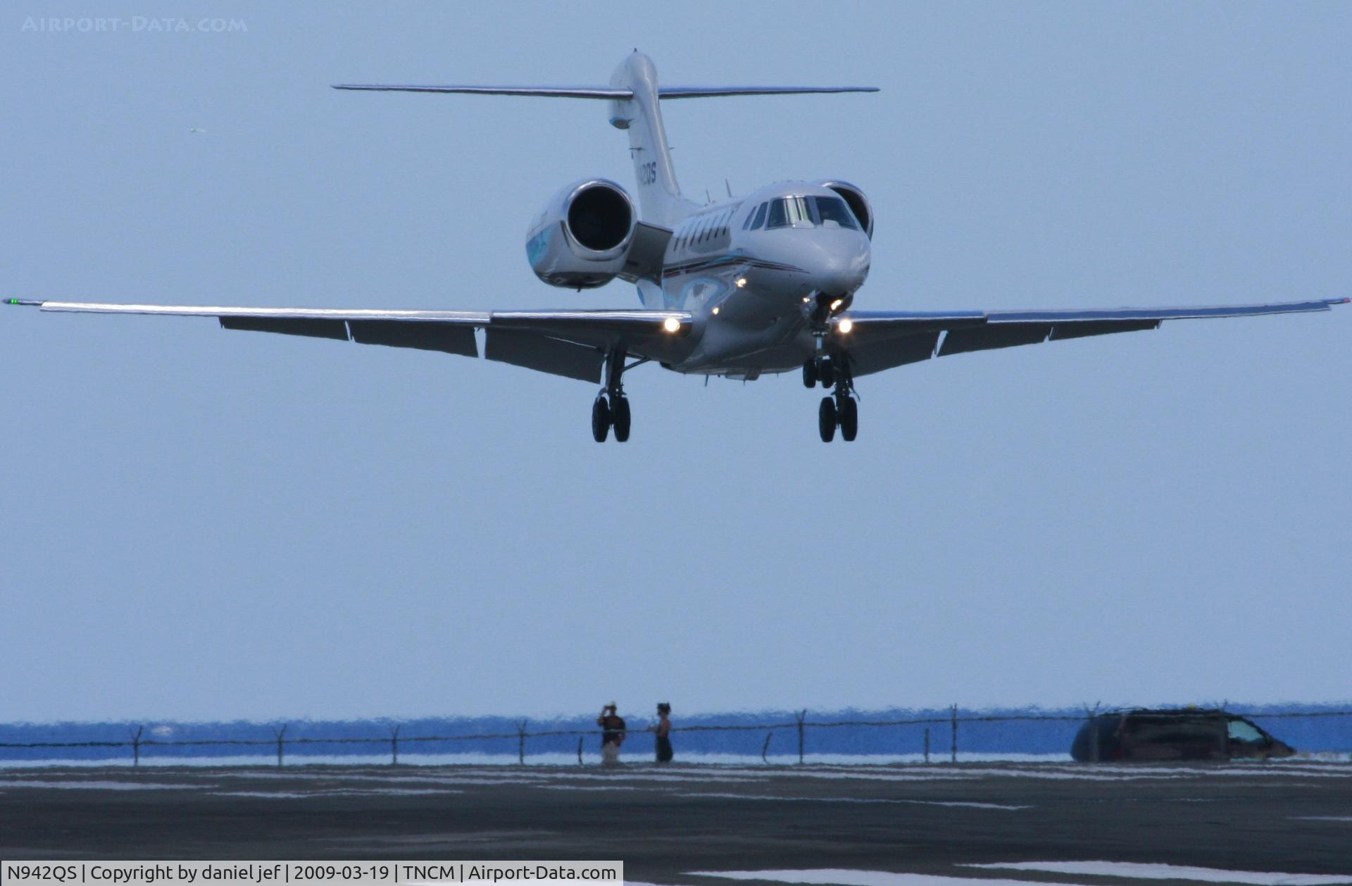 N942QS, 1997 Cessna 750 Citation X C/N 750-0024, landing rn 10