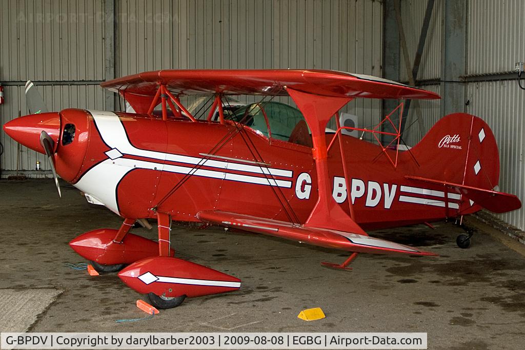 G-BPDV, 1970 Pitts S-1S Special C/N 27P, G-BRDV at EGBG