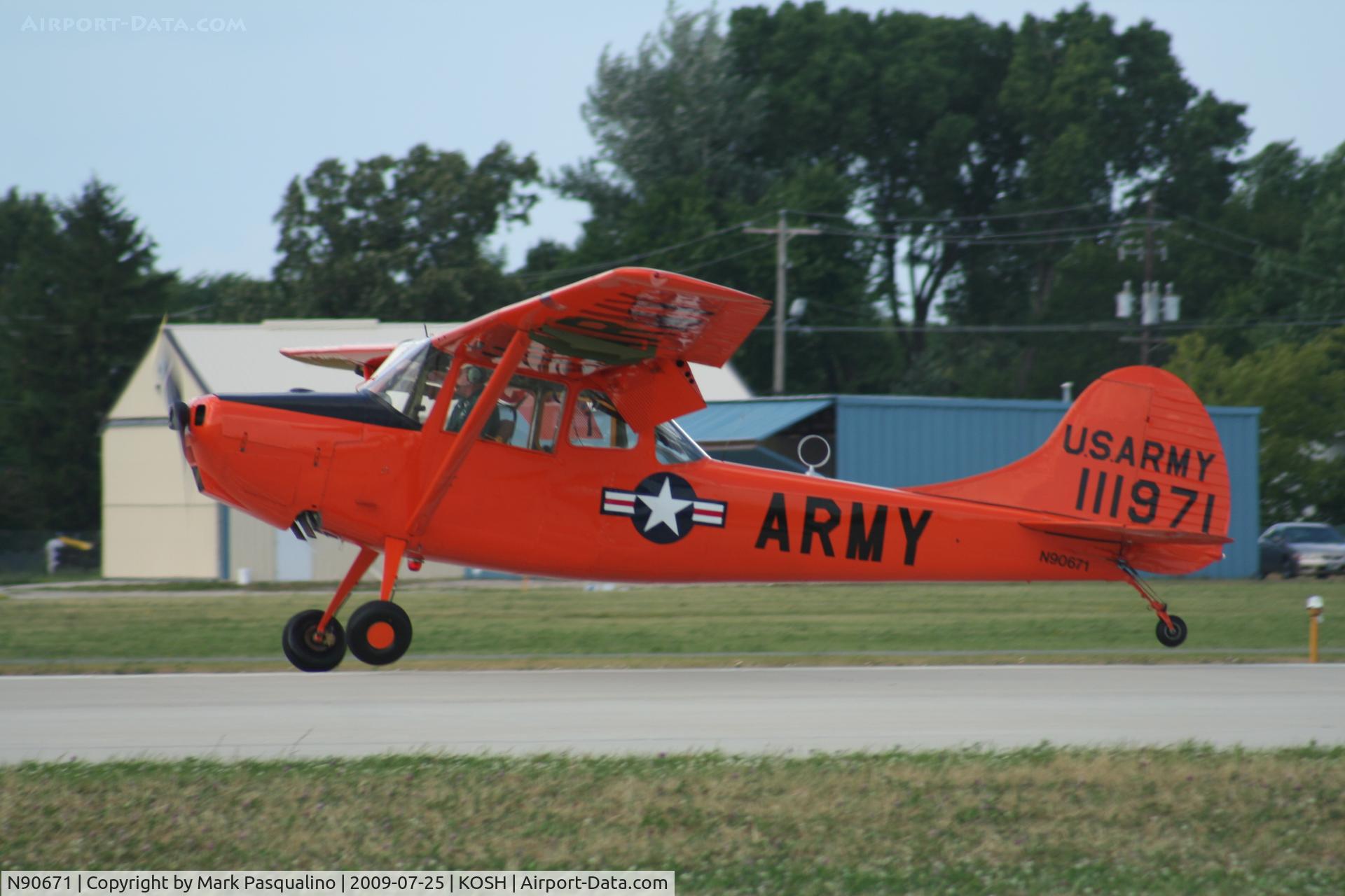 N90671, 1951 Cessna O-1A Bird Dog C/N 22285, Cessna 305A